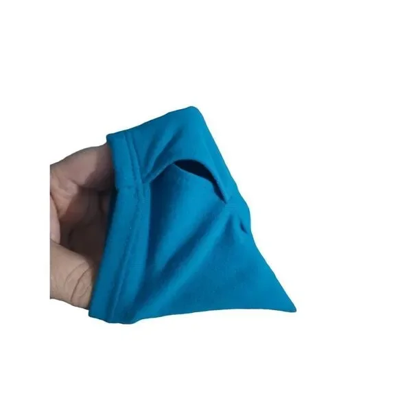 Athleta Teal Blue Hooded Athletic Dress, Top - Picture 3 of 8